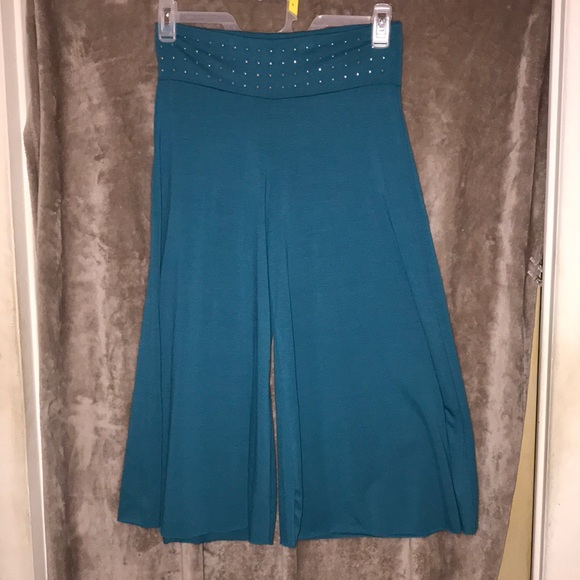 French Atmosphere Pants - French atmosphere wide legged pants size Large